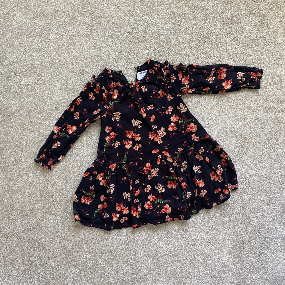 Long sleeve floral dress